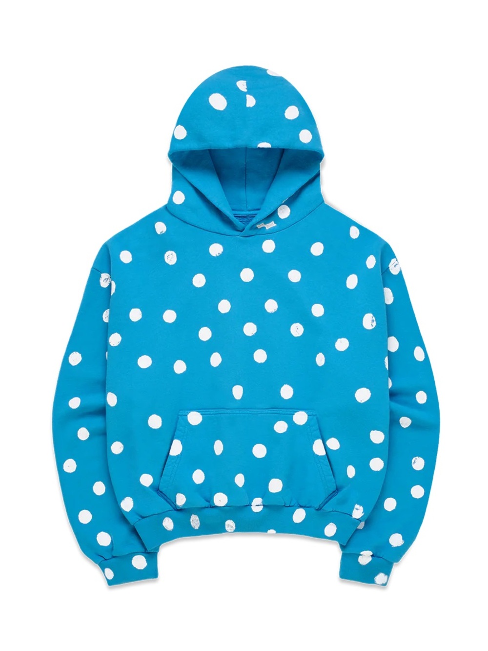 Blue Polka Dot Hooded Sweater